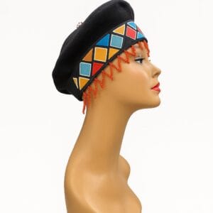 Artistic Zigzag Beret