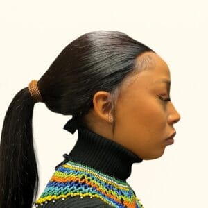 Multi-coloured Lace Necklace