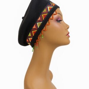 Artistic Zigzag Beret